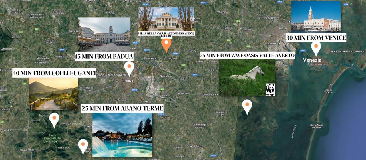 Villa Gerla, Un Angolo Di Paradiso Vicino Padova E Venezia Exterior foto